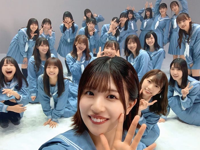 “青春感”あふれる日向坂46メンバーたち(撮影:松田好花)/提供写真