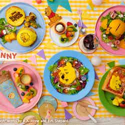 ディズニー「くまのプーさん」カフェ、東京・大阪に限定オープン FUNNYな表情のタコライスやピザ風トーストなど
