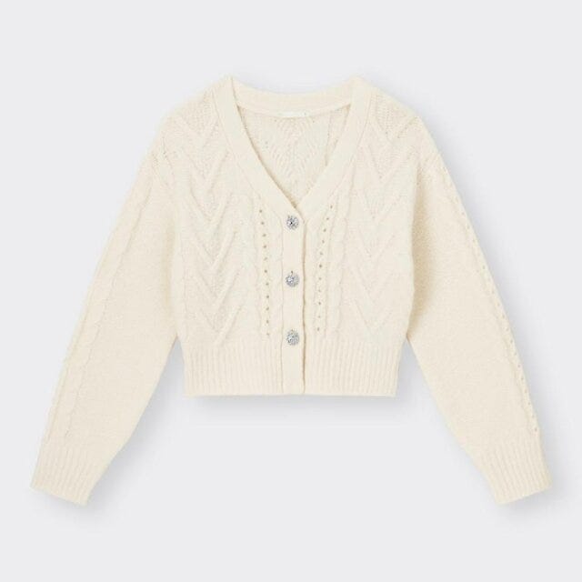 GU　トップス　ニット　高見え