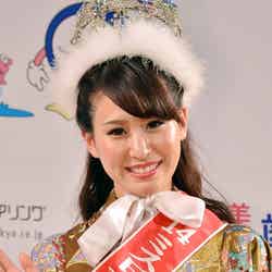 「2014ミス日本」グランプリを受賞した沼田萌花さん