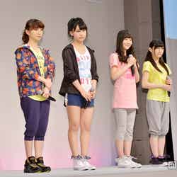 左から：大島優子、小嶋真子、西野未姫、岡田奈々