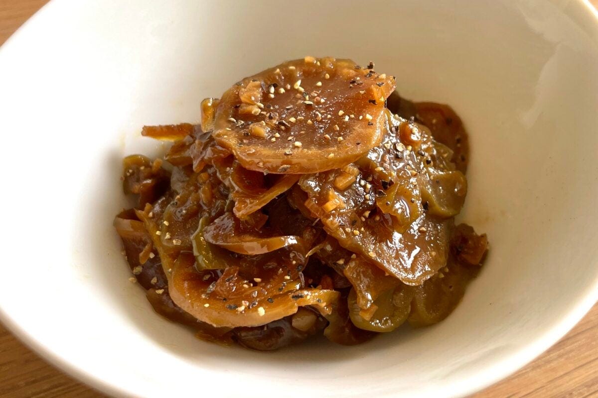 ベッキー ブロッコリーの茎で作る中華風おつまみ