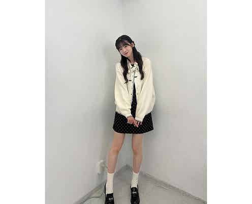 浅井七海、美脚あらわなモノトーンコーデにファン絶賛!「全身はもっと可愛かった」