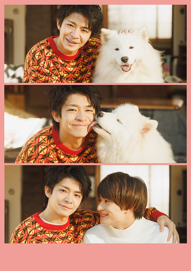 King ＆ Prince岸優太、美 少年・浮所飛貴と密着「すきすきワンワン！」メインビジュアル解禁