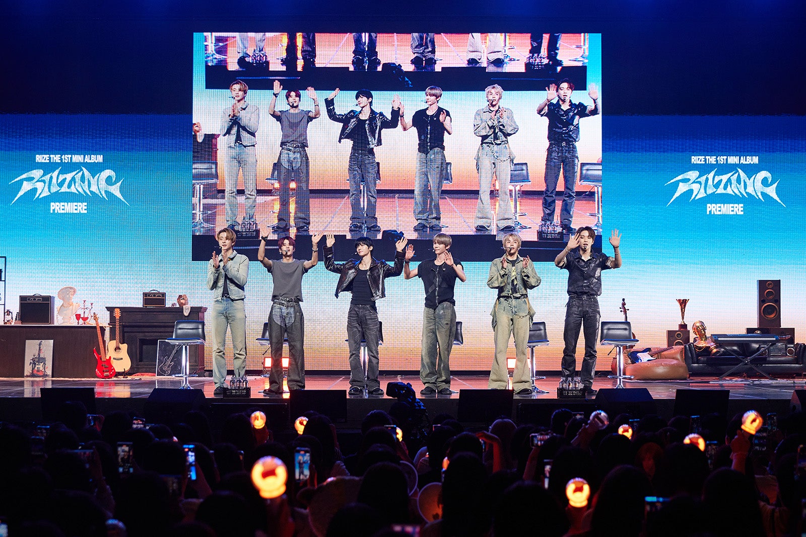 「RIIZE The 1st Mini Album ‘RIIZING’ Premiere LIVE」の様子（提供写真）