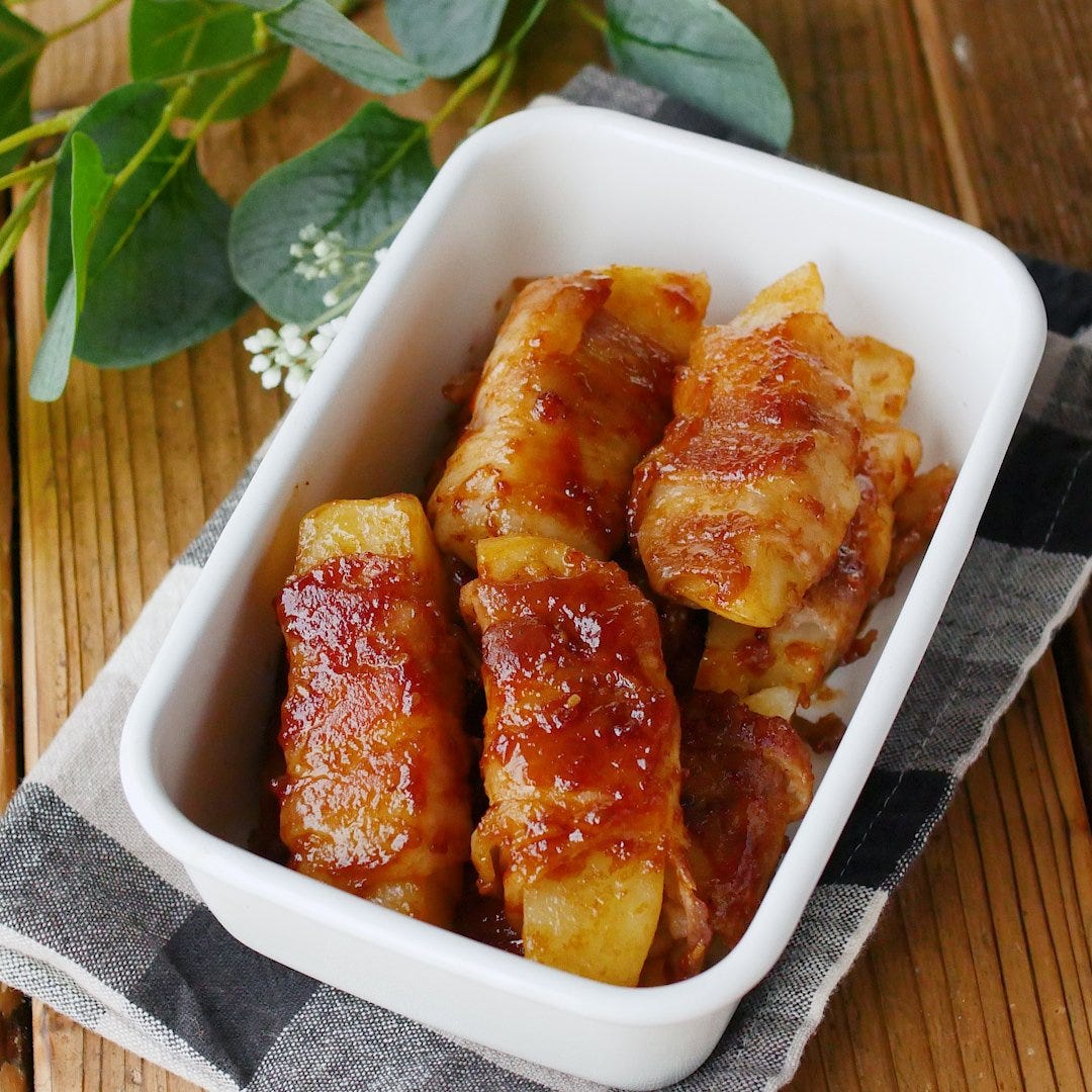 【作り置き】照り焼き肉巻きポテト