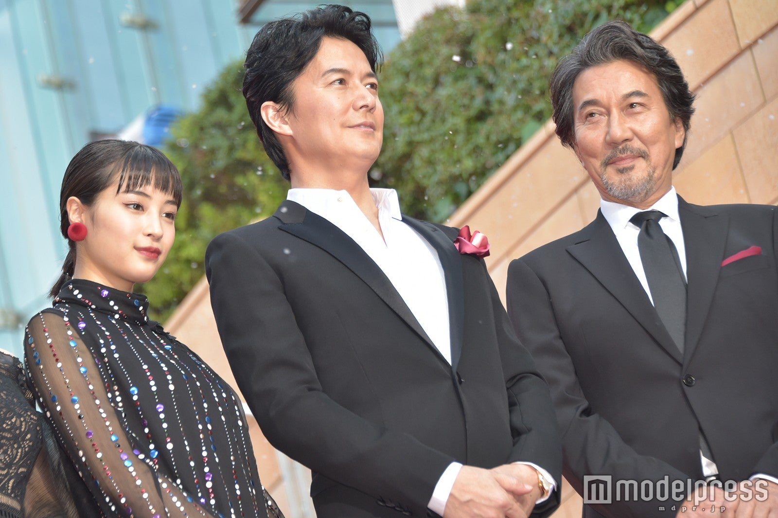 広瀬すず、福山雅治、役所広司 （C）モデルプレス