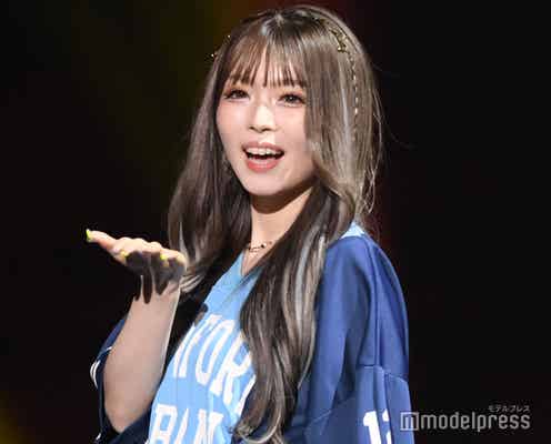 ゆいちゃみ、ショートパンツ姿で色白美脚披露 スポーツMIXコーデがキュート【沖縄コレクション2024】