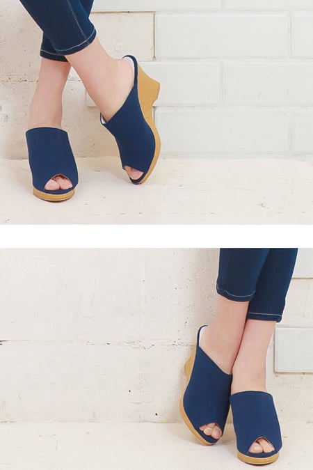 ウェッジサボサンダル「salus」2,305円(税込2,490円)