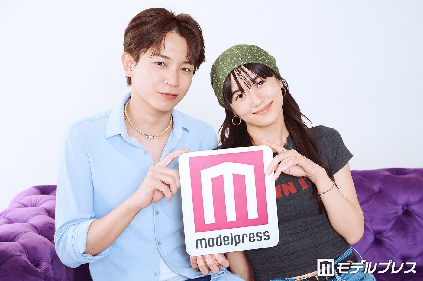 (左から)島村雄大、宮城舞(C)モデルプレス