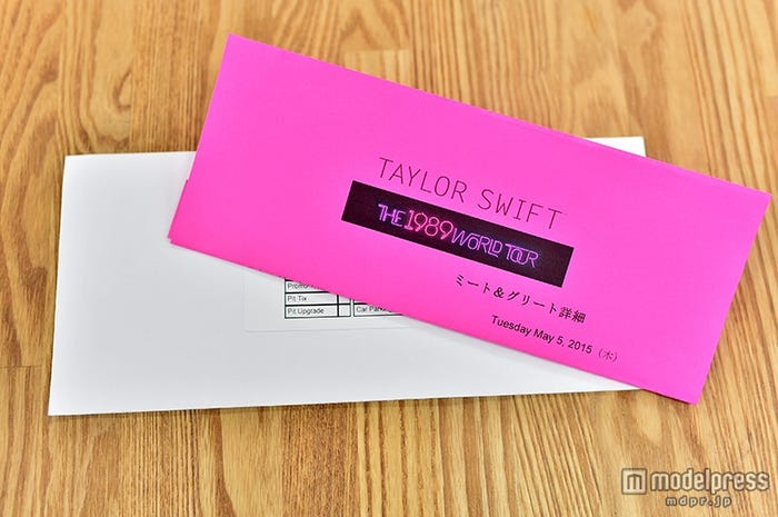 ミート&グリートの詳細が書かれたID