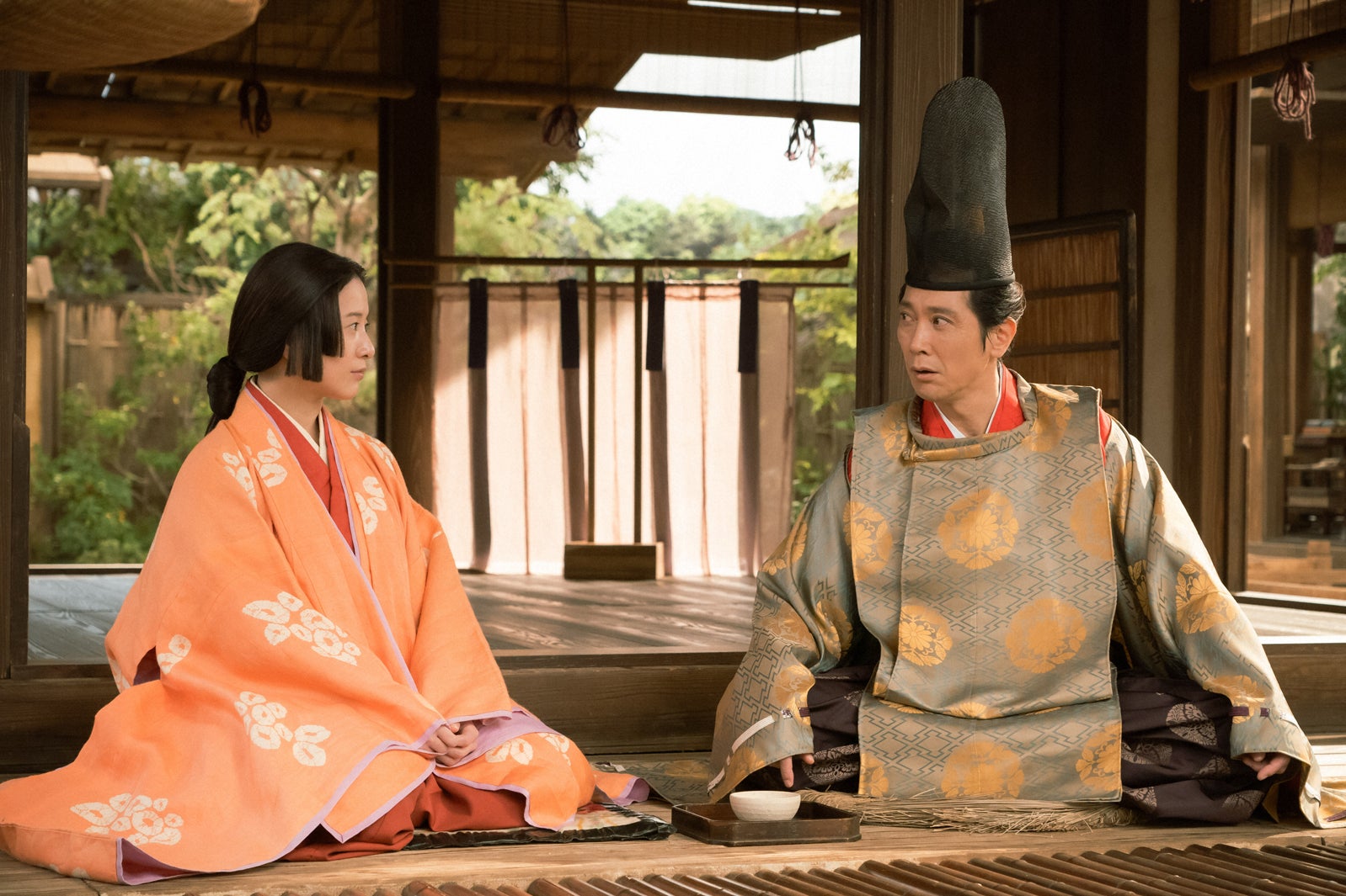 吉高由里子、佐々木蔵之介「光る君へ」第11話より（C）NHK