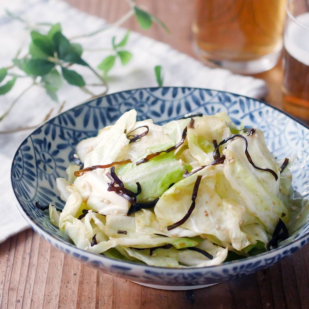 スピード副菜。やみつきキャベツ