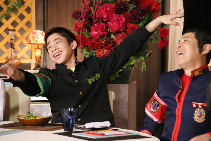 織田信成、岡村隆史(C)日本テレビ