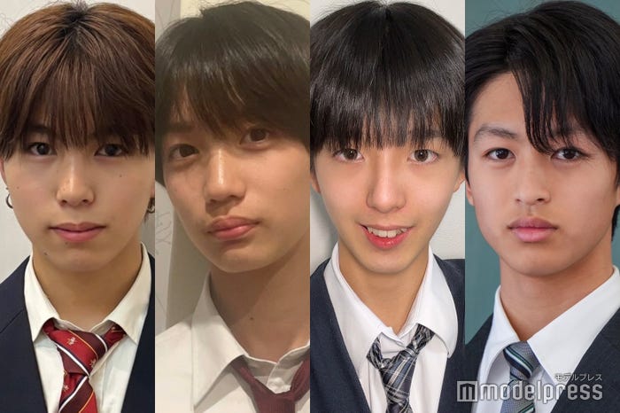 「男子高生ミスターコン2025」関西エリア暫定上位4人