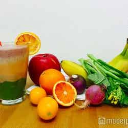 今回のスペシャルテーマは「春野菜と果実でカラフルスムージー」/画像提供:太陽のマルシェ実行委員会