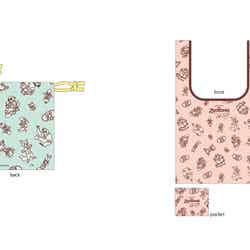 巾着 税込1,430円、エコバッグ税込2,750円(C)Disney