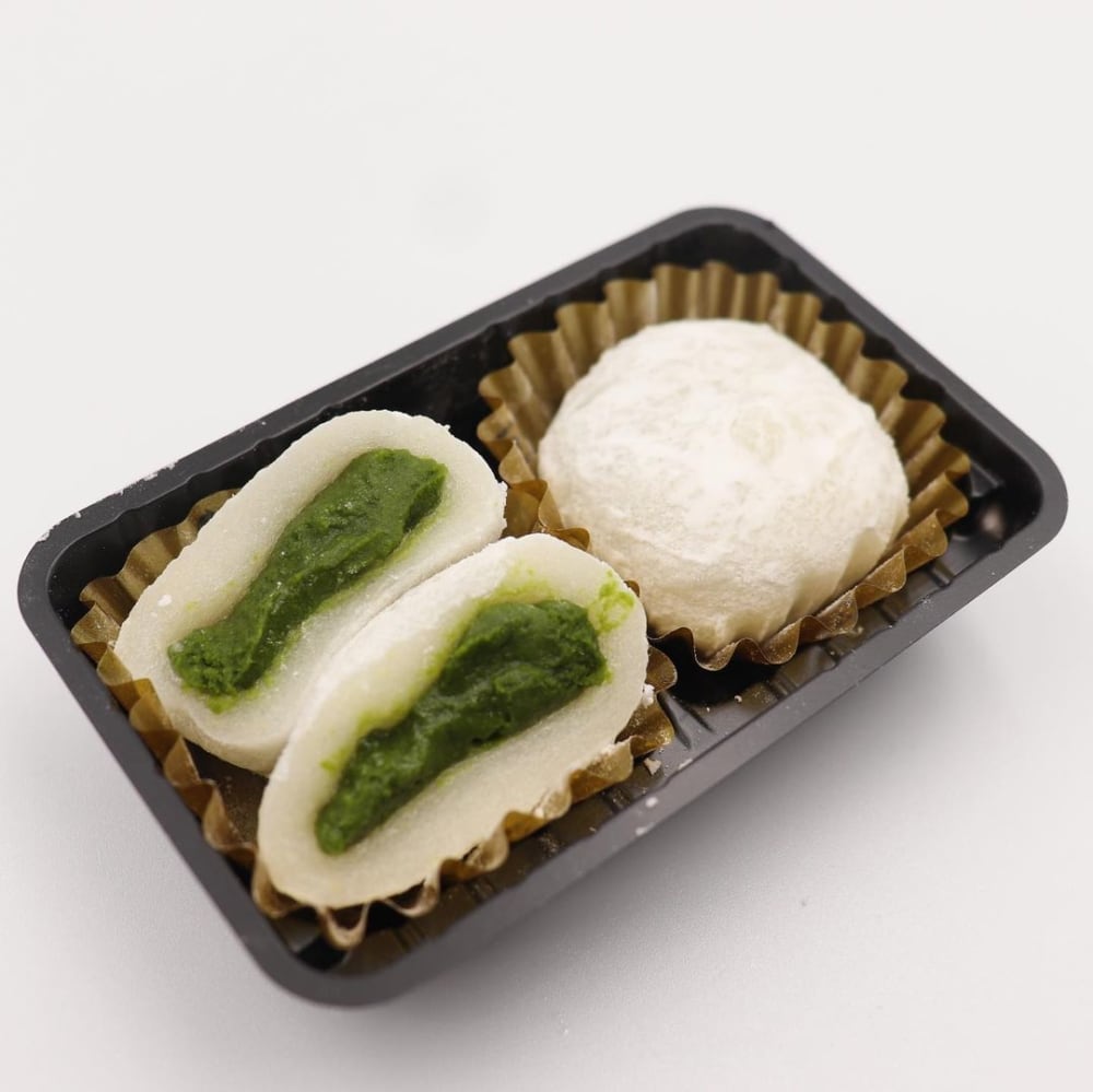 宇治抹茶小餅の写真