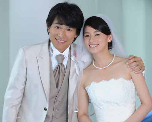 尾野真千子&江口洋介、ウエディングショットで接近「ドキドキ感が強かった」