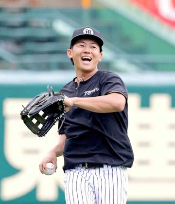 阪神・ドラ1立石 G倒弾誓った！球団68年ぶり快挙へ 3戦目予定の竹丸とドラ1対決「勝ちたい」