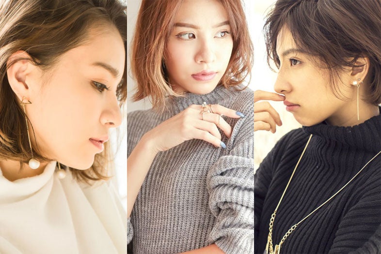 洗練されたイイ女！「モードパールアクセ」を加えてこなれ感演出