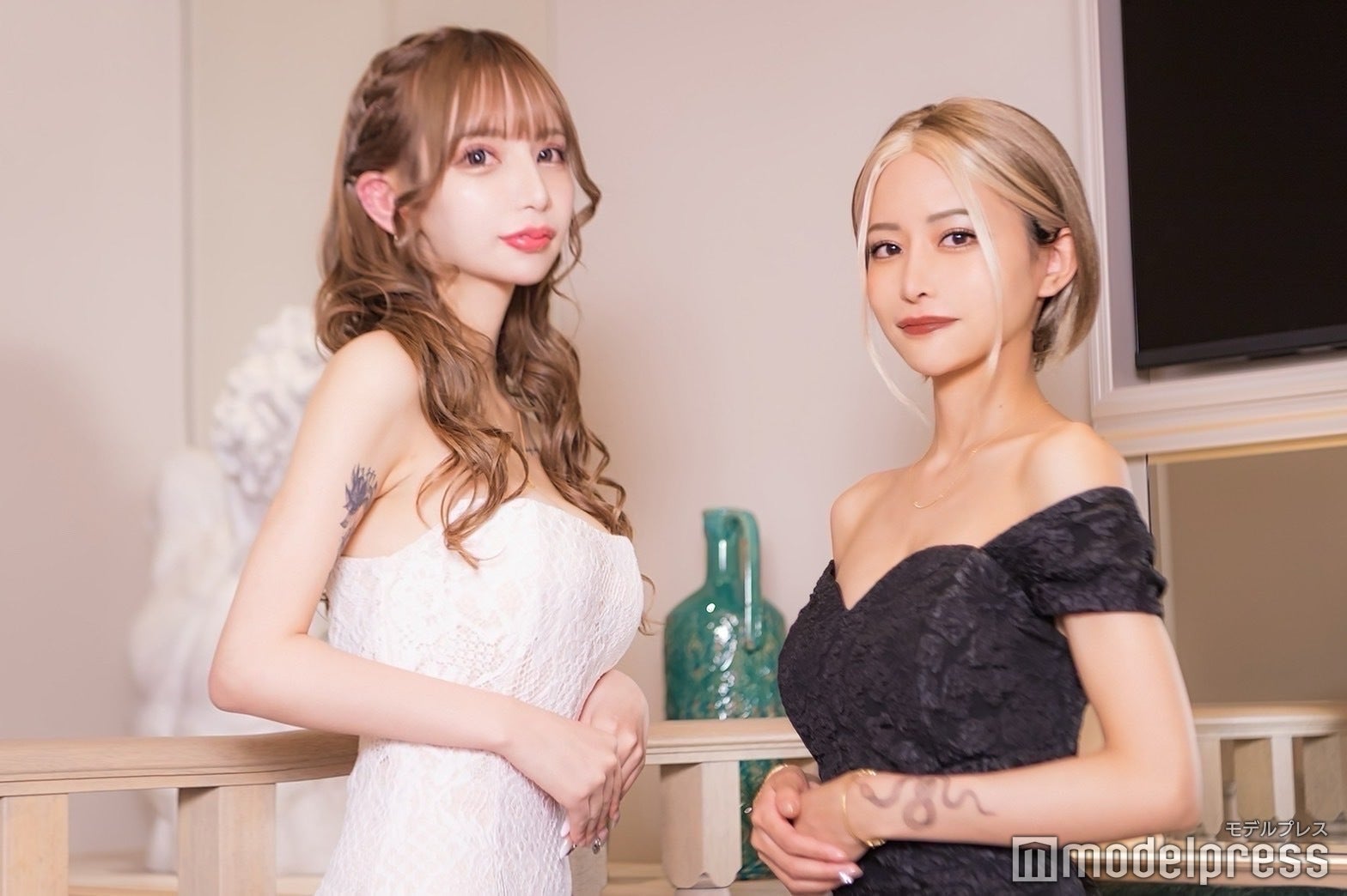 「POSEIDON CLUB SHINJUKU」芹沢ふうか、のあ（C）モデルプレス