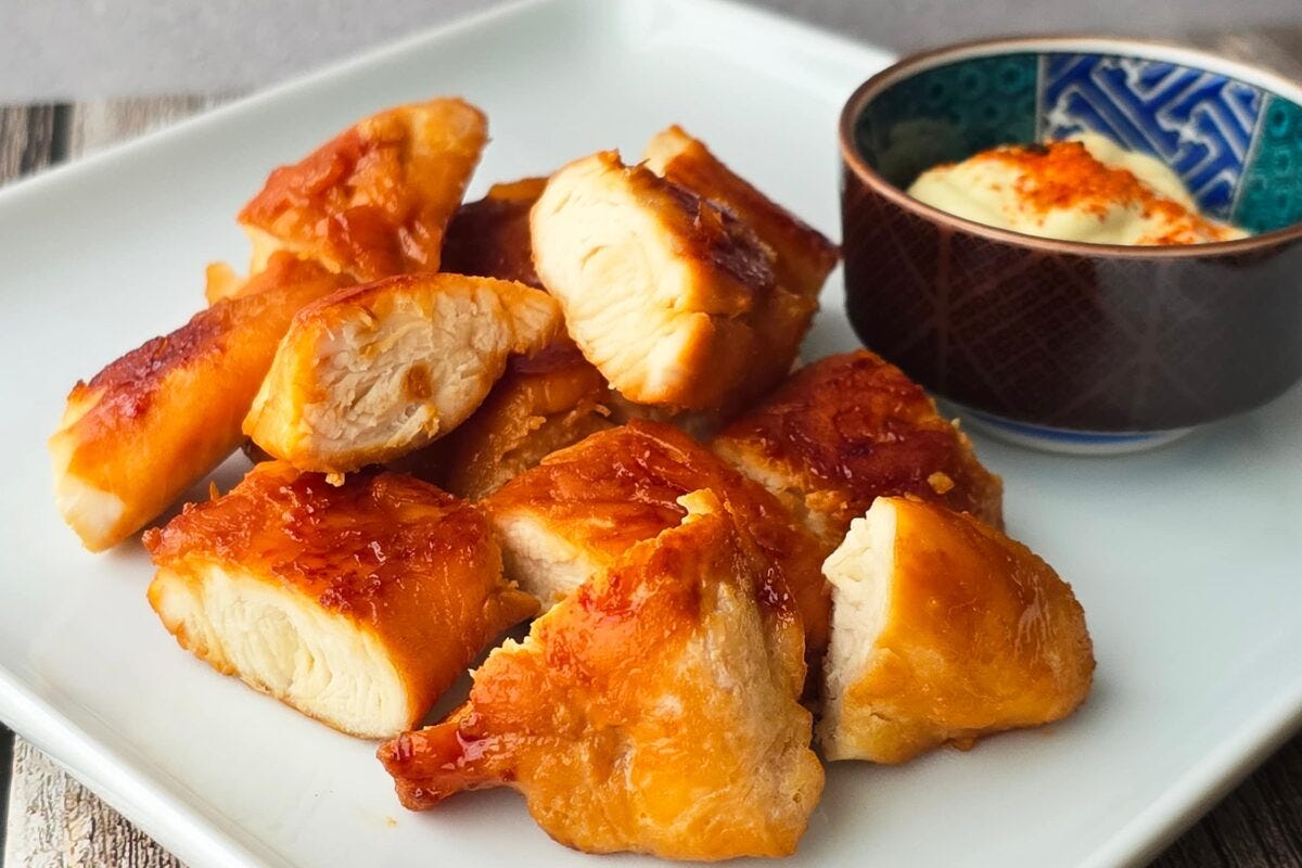 ささみの漬け焼き