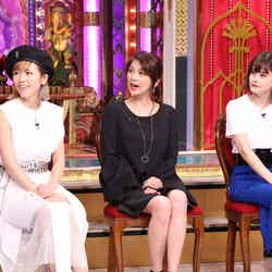 （左から）若槻千夏、飯島直子、emma（画像提供：日本テレビ）