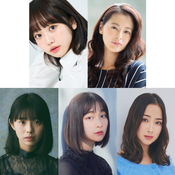 ちせ、黒谷友香、菊地姫奈、花柳のぞみ、星野奈緒(C)「チェイサーゲームW2(仮)」製作委員会