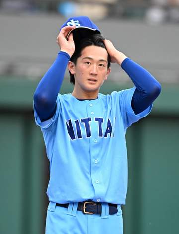 阪神ドラフト2位の馬場拓海が指名後初登板「悔いが残ります。力不足です」先発で7回途中2失点で敗戦投手