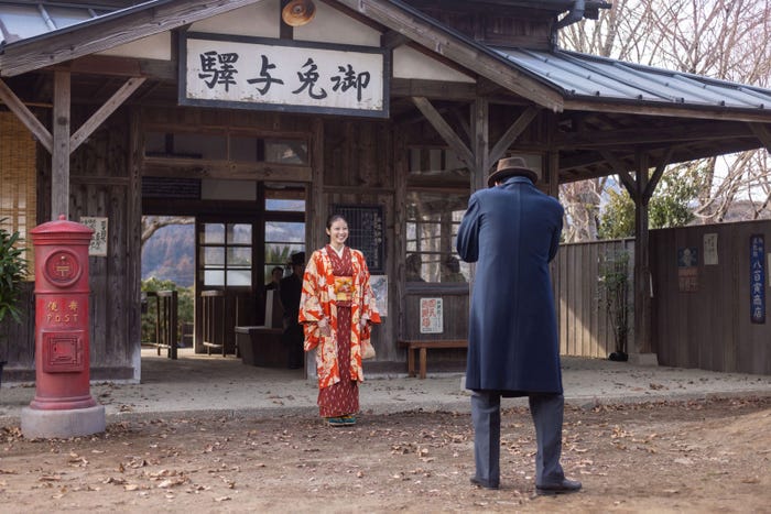 今田美桜、中島歩「あんぱん」(C)NHK