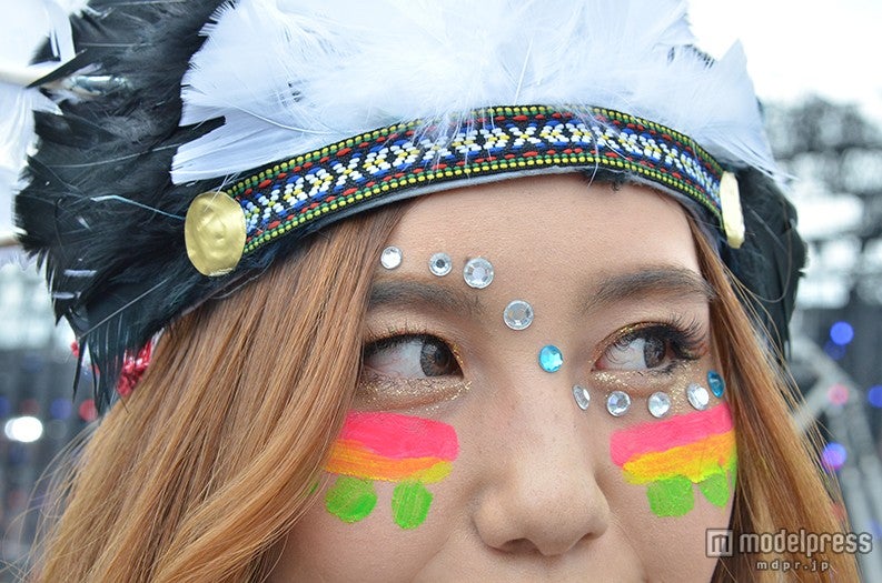 会場に集まったオシャレ女子たち