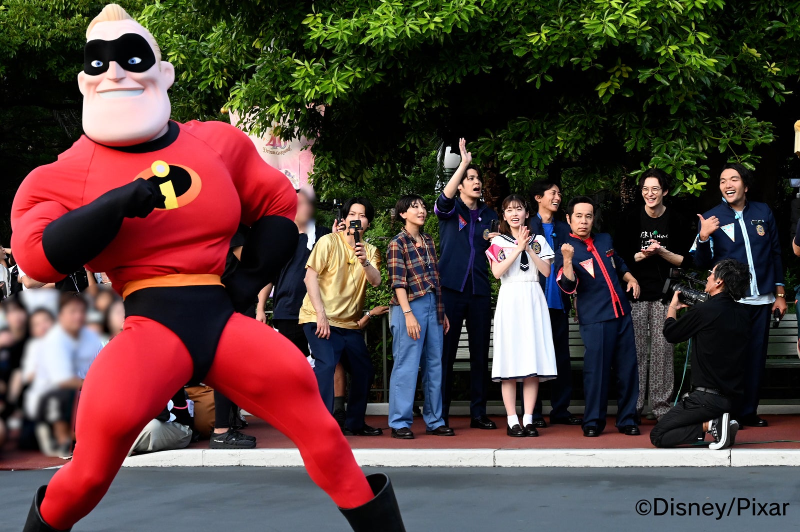 増田貴久、安藤サクラ、宮野真守、小芝風花、矢部浩之、岡村隆史、岡田将生、盛山晋太郎（C）日本テレビ