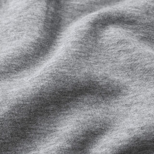 GU　スウェットショートパンツ　GRAY　生地のアップ