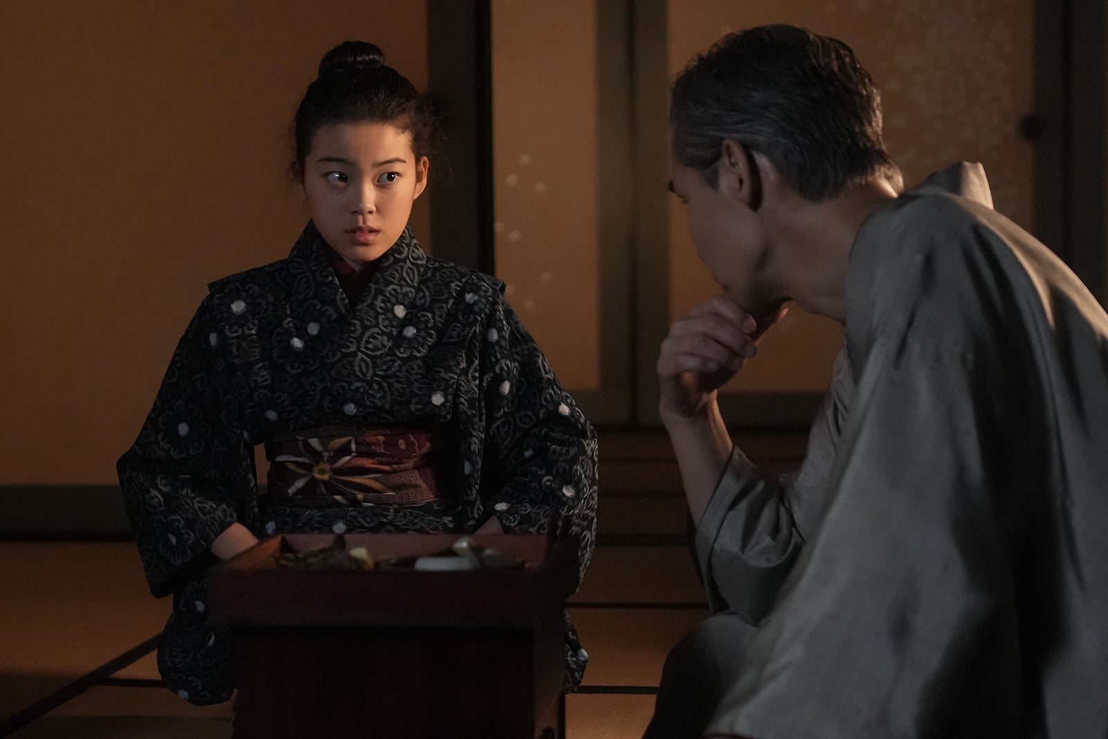村上蘭、渡部篤郎「ブラッサム」第3話（C）NHK