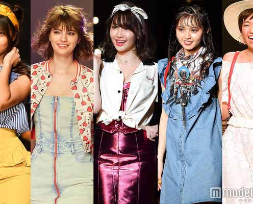 <写真特集>小嶋陽菜・マギー・齋藤飛鳥・石田ニコル・佐藤栞里ら集結 歓声飛び交う豪華ランウェイ「sweet collection 2017」