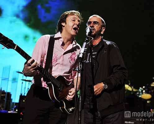 ポール・マッカートニーとリンゴ・スター、ビートルズ・トリビュート公演で共演、アリシア・キーズ、マルーン5らもコラボ