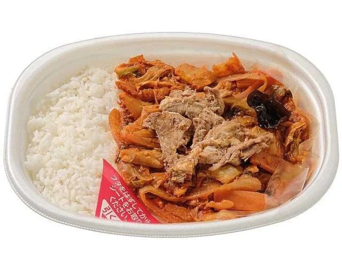 セブン-イレブンの豚キムチ弁当のビジュアル