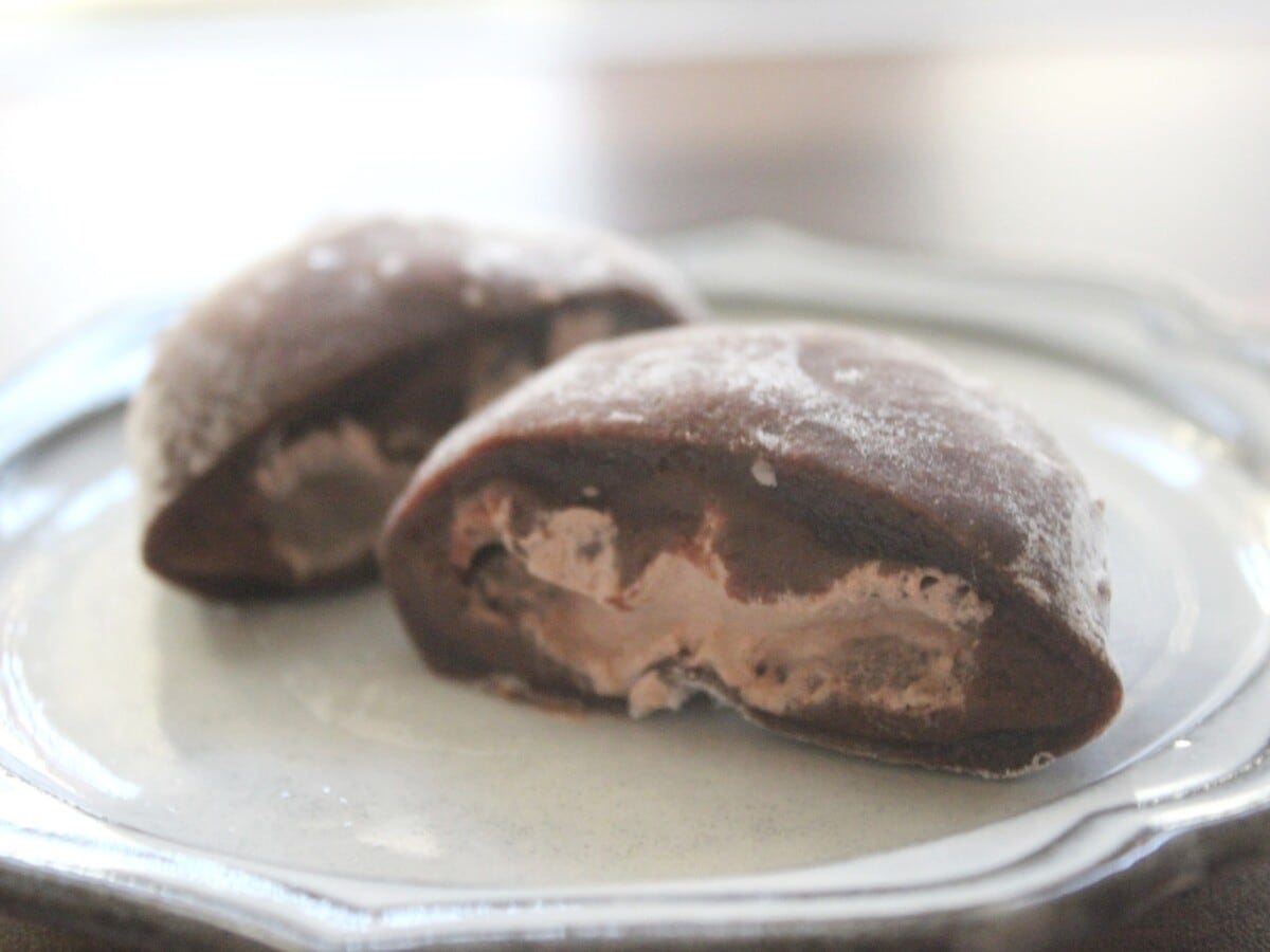 チョコあんとおもちが一体感のある味わい