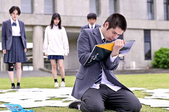 平手友梨奈、南沙良、加藤清史郎、細田佳央太「ドラゴン桜」第5話より(C)TBS