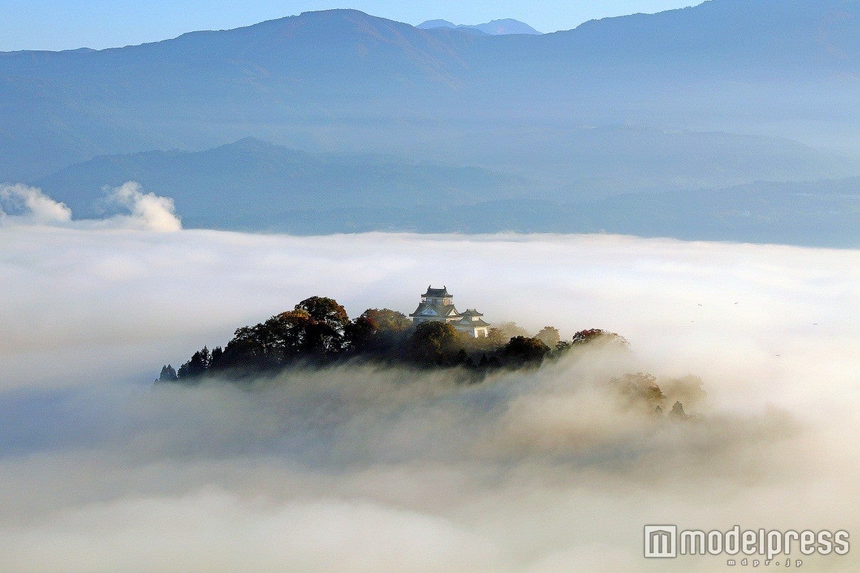 越前大野城／画像提供：福井県大野市／越前おおの冬物語実行委員会