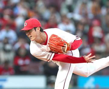 広島 森下暢仁が七回途中2失点 今季初勝利の権利有してマウンド降りる