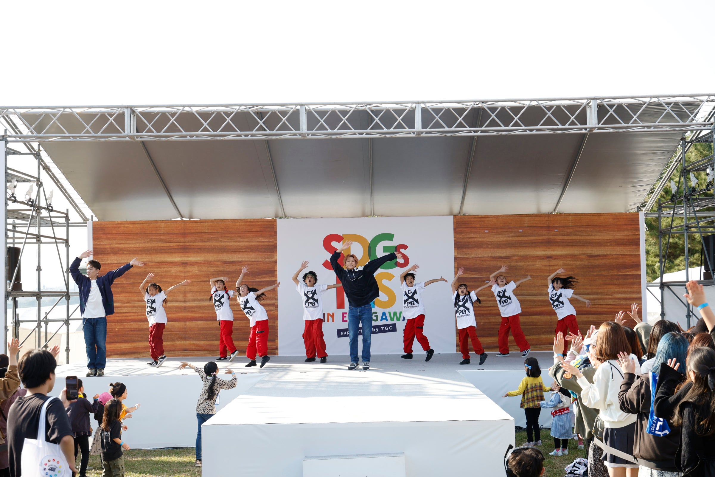 「EXILE TETSUYA with EXPG」の様子（C）SDGs FES in EDOGAWA 2023