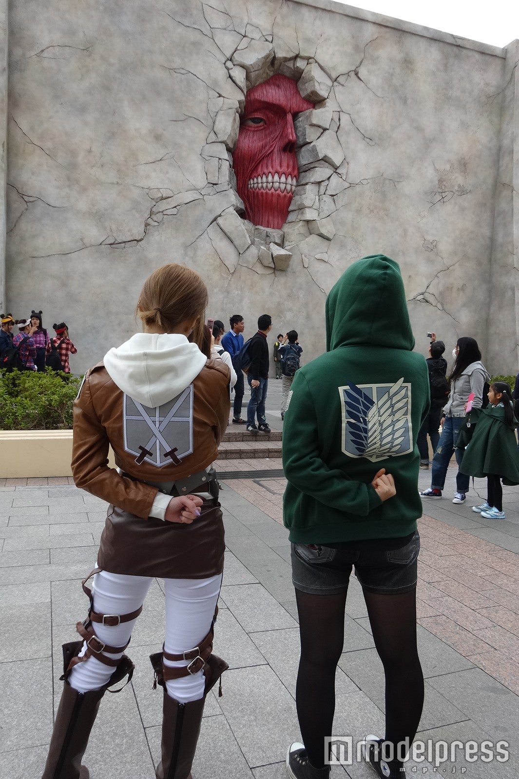 「ユニバーサル・クールジャパン」関連の「進撃の巨人」の仮装／画像提供：ユー・エス・ジェイ