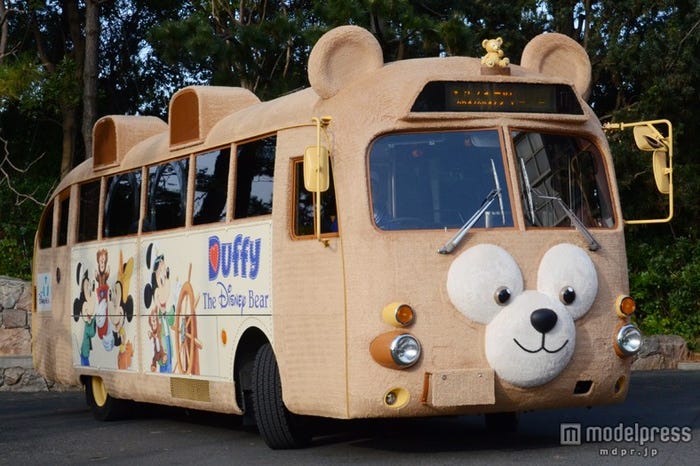 ダッフィーバスお披露目