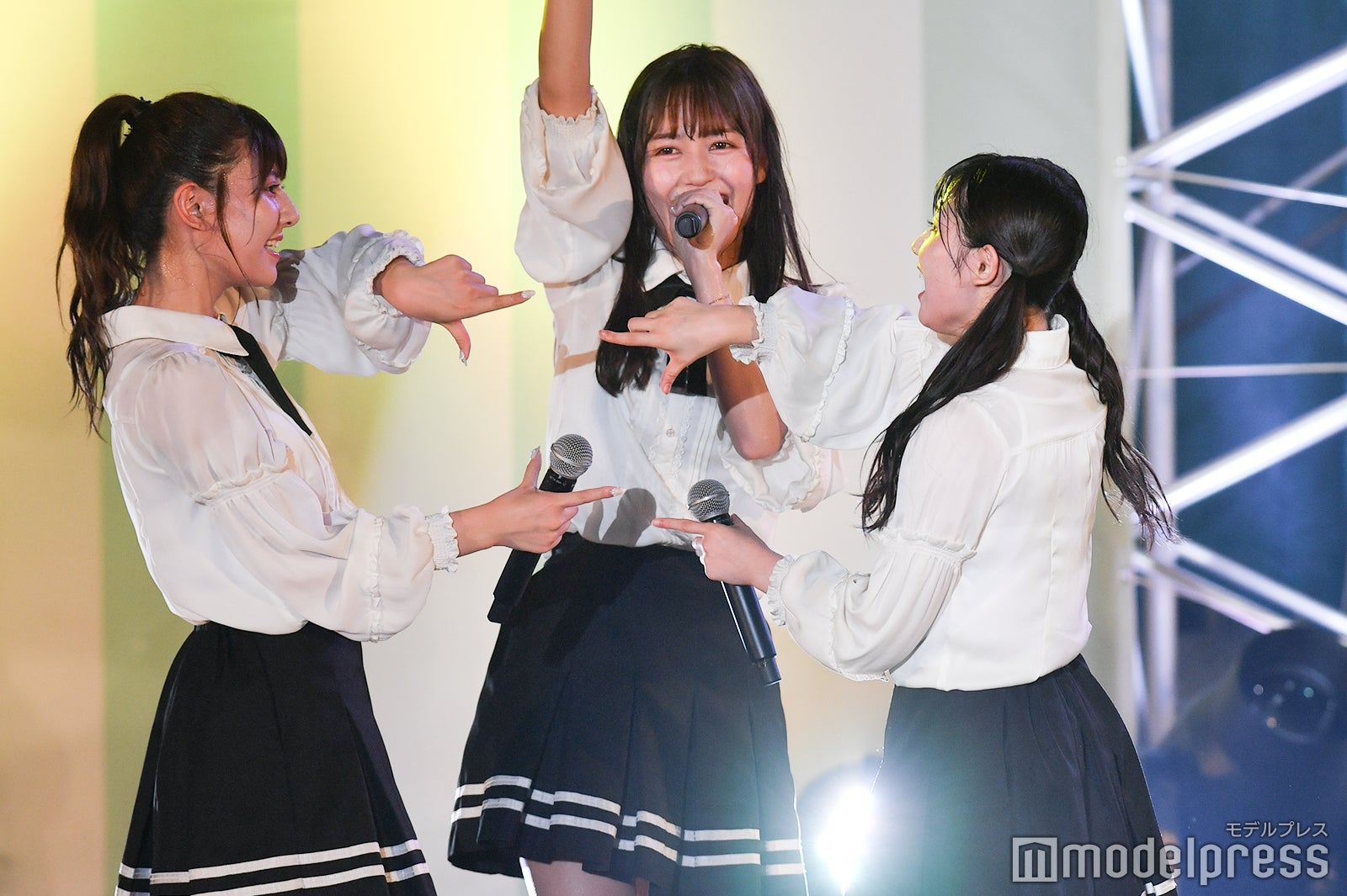 佐竹のん乃、諸橋沙夏、山本杏奈／＝LOVE ≠ME スペシャルコンサート「24 girls」 （C）モデルプレス