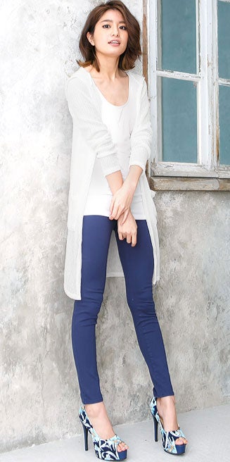 フード付サマーニットロングカーディガン「神戸レタス」2490円（税込）／画像提供：神戸レタス