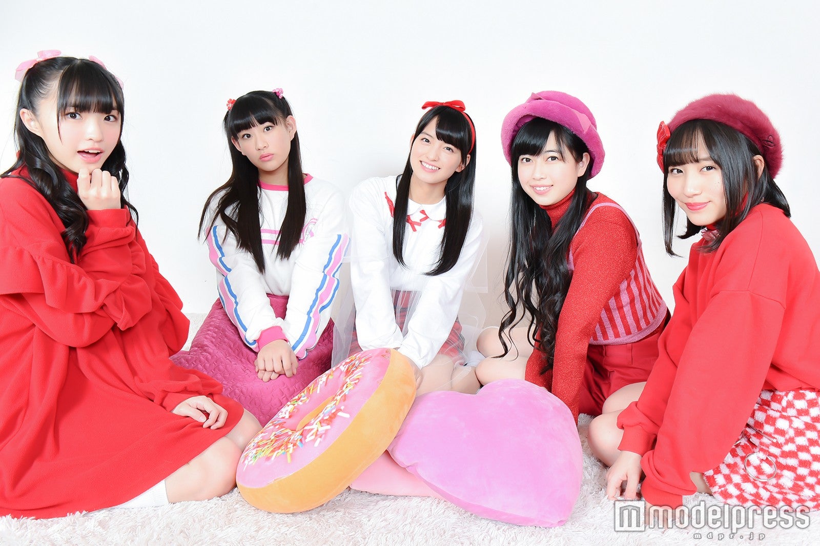 たこやきレインボー（左から）春名真依、根岸可蓮、清井咲希、彩木咲良、堀くるみ（C）モデルプレス