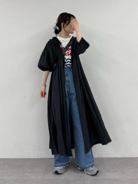 ワイドデニム コーデ ワイドデニムコーデ5