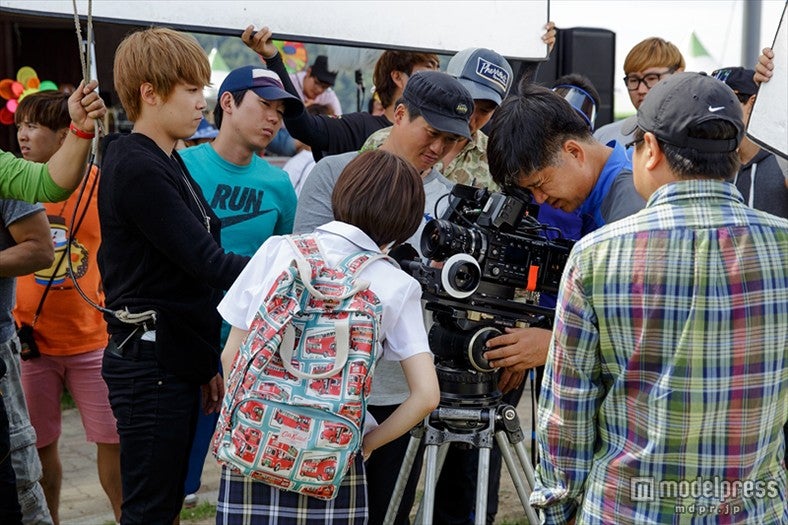 撮影現場の様子（C）SBS